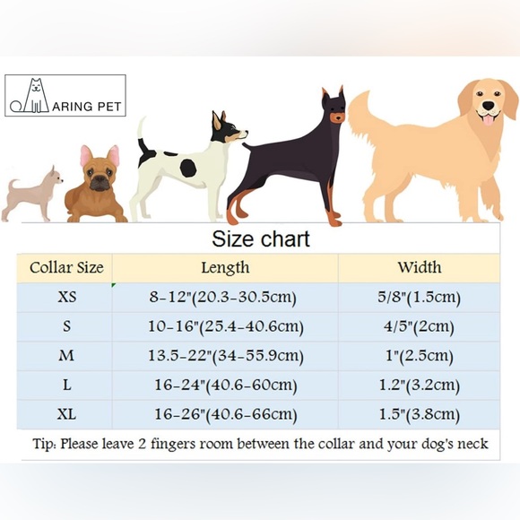 XL NWT ARING PET Valentine's Day Dog Collar, Adorable Bowtie Dog Collars - Picture 7 of 9